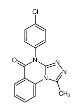 1-methyl-4-(4-chlorophenyl)-4H-[1,2,4]triazolo[4,3-a]quinazolin-5-one CAS:68357-61-9 manufacturer & supplier