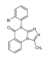 4-(2-bromo-phenyl)-1-methyl-4H-[1,2,4]triazolo[4,3-a]quinazolin-5-one CAS:68357-62-0 manufacturer & supplier