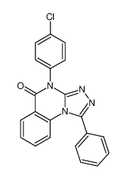 4-(4-chlorophenyl)-1-phenyl-[1,2,4]triazolo[4,3-a]quinazolin-5(4H)-one CAS:68357-66-4 manufacturer & supplier