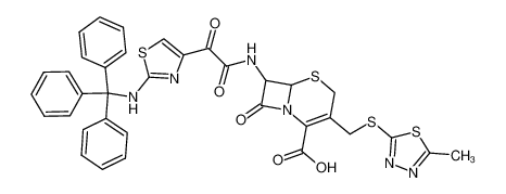 3-(5-Methyl-[1,3,4]thiadiazol-2-ylsulfanylmethyl)-8-oxo-7-{2-oxo-2-[2-(trityl-amino)-thiazol-4-yl]-acetylamino}-5-thia-1-aza-bicyclo[4.2.0]oct-2-ene-2-carboxylic acid CAS:68363-47-3 manufacturer & supplier