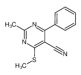 2-Methyl-4-methylthio-6-phenyl-pyrimidin-5-carbonitril CAS:68364-38-5 manufacturer & supplier