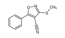 4-Isoxazolecarbonitrile, 3-(methylthio)-5-phenyl- CAS:68364-88-5 manufacturer & supplier