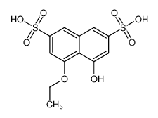 4-ethoxy-5-hydroxynaphthalene-2,7-disulphonic acid CAS:6837-94-1 manufacturer & supplier