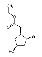 ((1S,2R,4S)-2-Bromo-4-hydroxy-cyclopentyl)-acetic acid ethyl ester CAS:68372-65-6 manufacturer & supplier