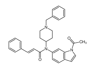 N-(1-acetyl-1H-indol-6-yl)-N-(1-benzylpiperidin-4-yl)cinnamamide CAS:683746-25-0 manufacturer & supplier