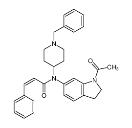 (Z)-N-(1-acetylindolin-6-yl)-N-(1-benzylpiperidin-4-yl)-3-phenylacrylamide CAS:683746-31-8 manufacturer & supplier