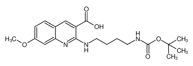 2-((4-((tert-butoxycarbonyl)amino)butyl)amino)-7-methoxyquinoline-3-carboxylic acid CAS:683749-67-9 manufacturer & supplier