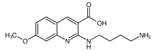 3-Quinolinecarboxylic acid, 2-[(4-aminobutyl)amino]-7-methoxy- CAS:683749-72-6 manufacturer & supplier