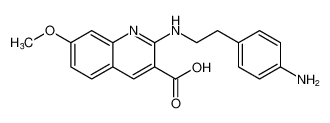 2-((4-aminophenethyl)amino)-7-methoxyquinoline-3-carboxylic acid CAS:683750-11-0 manufacturer & supplier