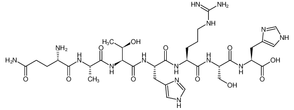 L-Histidine, L-glutaminyl-L-alanyl-L-threonyl-L-histidyl-L-arginyl-L-seryl- CAS:683750-82-5 manufacturer & supplier