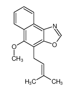 Naphth[1,2-d]oxazole, 5-methoxy-4-(3-methyl-2-butenyl)- CAS:683753-80-2 manufacturer & supplier