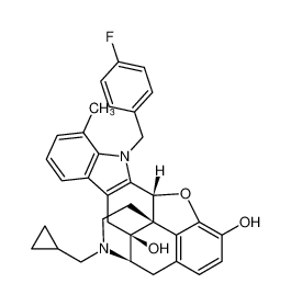 (4bS,8R,8aS,14bR)-7-(cyclopropylmethyl)-14-(4-fluorobenzyl)-13-methyl-5,6,7,8,14,14b-hexahydro-4,8-methanobenzofuro[2,3-a]pyrido[4,3-b]carbazole-1,8a(9H)-diol CAS:683754-70-3 manufacturer & supplier