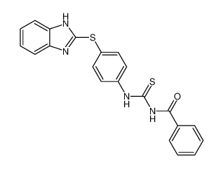 N-((4-((1H-benzo[d]imidazol-2-yl)thio)phenyl)carbamothioyl)benzamide CAS:683755-23-9 manufacturer & supplier