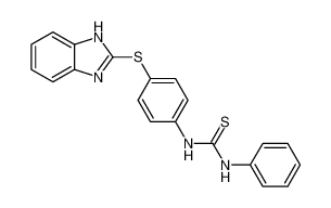 Thiourea, N-[4-(1H-benzimidazol-2-ylthio)phenyl]-N'-phenyl- CAS:683755-37-5 manufacturer & supplier