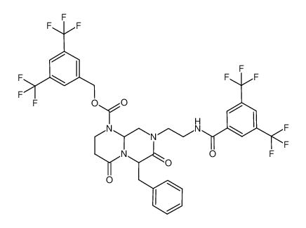 3,5-bis(trifluoromethyl)benzyl 6-benzyl-8-(2-(3,5-bis(trifluoromethyl)benzamido)ethyl)-4,7-dioxohexahydro-2H-pyrazino[1,2-a]pyrimidine-1(6H)-carboxylate CAS:683756-44-7 manufacturer & supplier