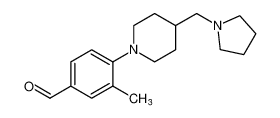 Benzaldehyde, 3-methyl-4-[4-(1-pyrrolidinylmethyl)-1-piperidinyl]- CAS:683772-67-0 manufacturer & supplier