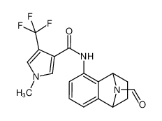 N-(9-formyl-1,2,3,4-tetrahydro-1,4-epiminonaphthalen-5-yl)-1-methyl-4-(trifluoromethyl)-1H-pyrrole-3-carboxamide CAS:683776-37-6 manufacturer & supplier