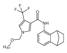 1-(methoxymethyl)-N-(1,2,3,4-tetrahydro-1,4-methanonaphthalen-5-yl)-4-(trifluoromethyl)-1H-pyrrole-3-carboxamide CAS:683776-57-0 manufacturer & supplier