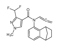 3-(difluoromethyl)-1-methyl-N-(propa-1,2-dien-1-yl)-N-(1,2,3,4-tetrahydro-1,4-methanonaphthalen-5-yl)-1H-pyrazole-4-carboxamide CAS:683776-98-9 manufacturer & supplier