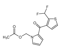 (2-(2-(difluoromethyl)thiophene-3-carbonyl)-1H-pyrrol-1-yl)methyl acetate CAS:683787-32-8 manufacturer & supplier