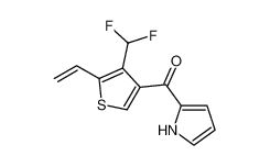 Methanone, [4-(difluoromethyl)-5-ethenyl-3-thienyl]-1H-pyrrol-2-yl- CAS:683787-51-1 manufacturer & supplier