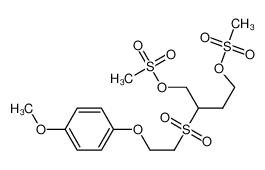 [3-[2-(4-methoxyphenoxy)ethylsulfonyl]-4-methylsulfonyloxybutyl] methanesulfonate CAS:68381-75-9 manufacturer & supplier