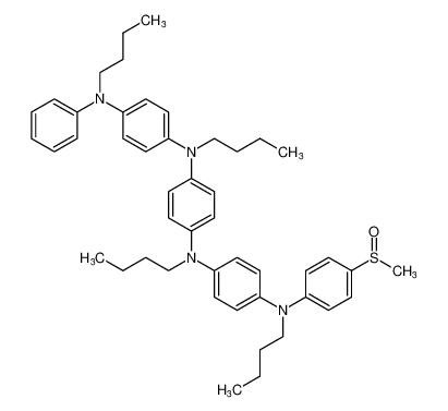 1,4-Benzenediamine,N,N'-dibutyl-N-[4-[butyl[4-(methylsulfinyl)phenyl]amino]phenyl]-N'-[4-(butylphenylamino)phenyl]- CAS:683814-59-7 manufacturer & supplier