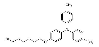 Benzenamine, 4-[(6-bromohexyl)oxy]-N,N-bis(4-methylphenyl)- CAS:683814-68-8 manufacturer & supplier