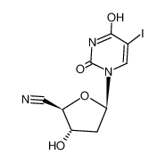 1-(5-iodo-2,4-dioxo-3,4-dihydro-2H-pyrimidin-1-yl)-β-D-erythro-1,2-dideoxy-pentofuranurononitrile CAS:68382-08-1 manufacturer & supplier