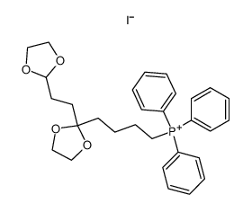 {4-[2-(2-[1,3]Dioxolan-2-yl-ethyl)-[1,3]dioxolan-2-yl]-butyl}-triphenyl-phosphonium; iodide CAS:68383-49-3 manufacturer & supplier