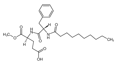 (S)-2-((S)-2-Decanoylamino-3-phenyl-propionylamino)-pentanedioic acid 1-methyl ester CAS:68395-20-0 manufacturer & supplier