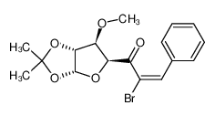 (E)-2-Bromo-1-((3aR,5S,6R,6aR)-6-methoxy-2,2-dimethyl-tetrahydro-furo[2,3-d][1,3]dioxol-5-yl)-3-phenyl-propenone CAS:68397-16-0 manufacturer & supplier