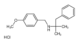 N-[(4-methoxyphenyl)methyl]-2-methyl-1-phenylpropan-2-amine,hydrochloride CAS:68397-94-4 manufacturer & supplier