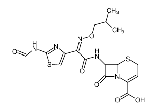 (6R)-7t-[2-(2-formylamino-thiazol-4-yl)-2-(Z)-isobutoxyimino-acetylamino]-8-oxo-(6rH)-5-thia-1-aza-bicyclo[4.2.0]oct-2-ene-2-carboxylic acid CAS:68403-21-4 manufacturer & supplier