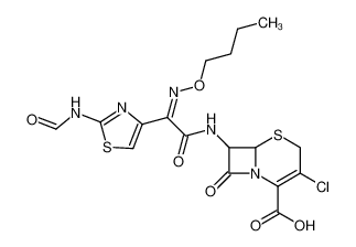 (6R)-7t-[2-(Z)-butoxyimino-2-(2-formylamino-thiazol-4-yl)-acetylamino]-3-chloro-8-oxo-(6rH)-5-thia-1-aza-bicyclo[4.2.0]oct-2-ene-2-carboxylic acid CAS:68403-61-2 manufacturer & supplier