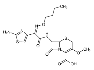 (6R)-7t-[2-(2-amino-thiazol-4-yl)-2-(Z)-butoxyimino-acetylamino]-3-methoxy-8-oxo-(6rH)-5-thia-1-aza-bicyclo[4.2.0]oct-2-ene-2-carboxylic acid CAS:68403-65-6 manufacturer & supplier