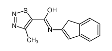 N-(1H-Inden-2-yl)-4-methyl-1,2,3-thiadiazole-5-carboxamide CAS:684212-99-5 manufacturer & supplier