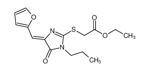 ethyl (Z)-2-((4-(furan-2-ylmethylene)-5-oxo-1-propyl-4,5-dihydro-1H-imidazol-2-yl)thio)acetate CAS:684216-44-2 manufacturer & supplier