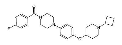 1-{4-[(1-cyclobutyl-4-piperidinyl)oxy]phenyl}-4-[(4-fluorophenyl)carbonyl]piperazine CAS:684246-41-1 manufacturer & supplier