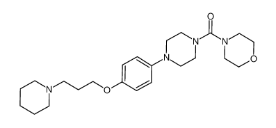 4-{[4-(4-{[3-(1-piperidinyl)propyl]oxy}phenyl)-1-piperazinyl]carbonyl}morpholine CAS:684246-49-9 manufacturer & supplier