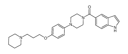 5-{[4-(4-{[3-(1-piperidinyl)propyl]oxy}phenyl)-1-piperazinyl]carbonyl}-1H-indole CAS:684247-76-5 manufacturer & supplier