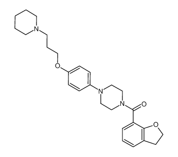 1-(2,3-dihydro-1-benzofuran-7-ylcarbonyl)-4-(4-{[3-(1-piperidinyl)propyl]oxy}phenyl)piperazine CAS:684247-86-7 manufacturer & supplier