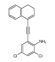 2,4-dichloro-6-(3,4-dihydronaphthalen-1-ylethynyl)phenylamine CAS:684250-05-3 manufacturer & supplier