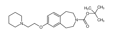 7-(2-piperidin-1-yl-ethoxy)-1,2,4,5-tetrahydro-benzo[d]azepine-3-carboxylic acid tert-butyl ester CAS:684250-24-6 manufacturer & supplier