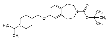 tert-butyl 7-((1-isopropylpiperidin-4-yl)methoxy)-1,2,4,5-tetrahydro-3H-benzo[d]azepine-3-carboxylate CAS:684250-30-4 manufacturer & supplier