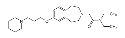 N,N-diethyl-2-(7-(3-(piperidin-1-yl)propoxy)-1,2,4,5-tetrahydro-3H-benzo[d]azepin-3-yl)acetamide CAS:684250-78-0 manufacturer & supplier