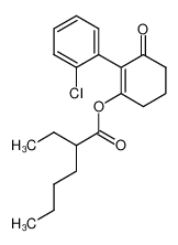 2-Ethyl-hexanoic acid 2-(2-chloro-phenyl)-3-oxo-cyclohex-1-enyl ester CAS:68428-21-7 manufacturer & supplier