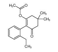 2-Cyclohexen-1-one, 3-(acetyloxy)-2-(2-ethylphenyl)-5,5-dimethyl- CAS:68428-82-0 manufacturer & supplier