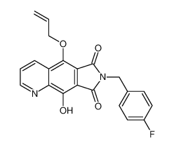 5-(allyloxy)-7-(4-fluorobenzyl)-9-hydroxy-6H-pyrrolo[3,4-g]quinoline-6,8(7H)-dione CAS:684284-37-5 manufacturer & supplier