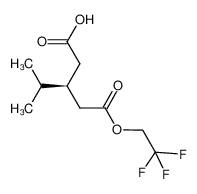 (S)-3-isopropyl-5-oxo-5-(2,2,2-trifluoroethoxy)pentanoic acid CAS:684284-83-1 manufacturer & supplier